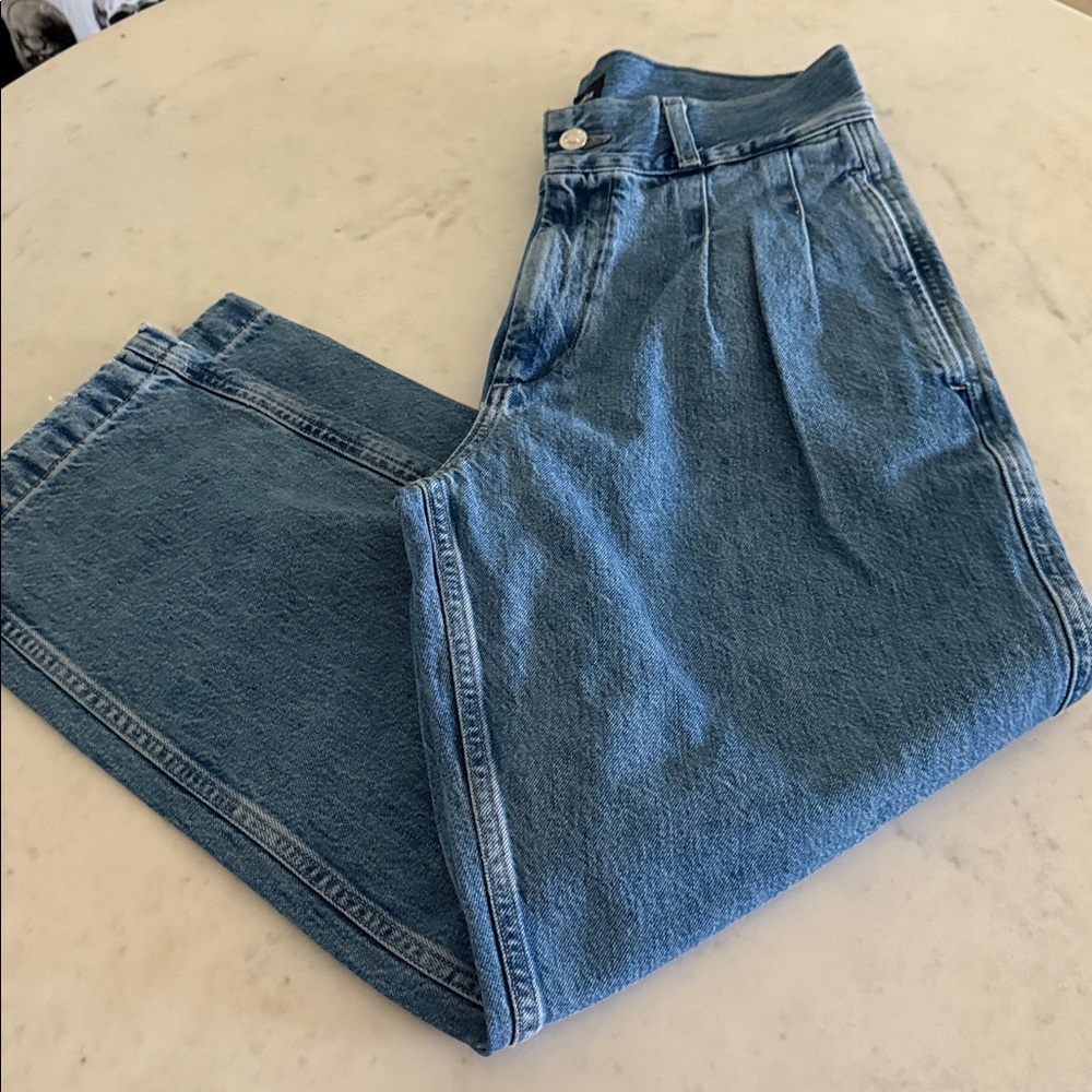 Blue Denim High-Waisted Jeans EDWIN